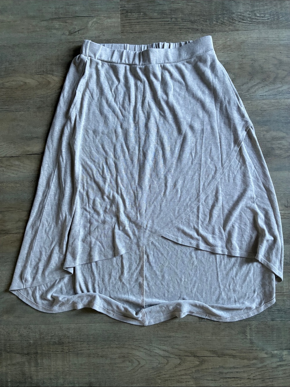 Prana Taupe High-Low Women's Skirt - Soft Everyday Style